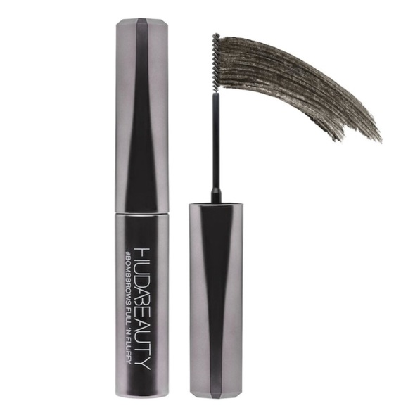 HUDA BEAUTY Other - Huda Beauty SOFT BLACK 8 BombBrows Full n Fluffy Fiber Brow Gel | NEW | BOMBBROW